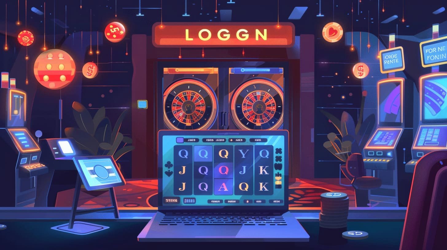 Pengguna memeriksa login akun di ponsel