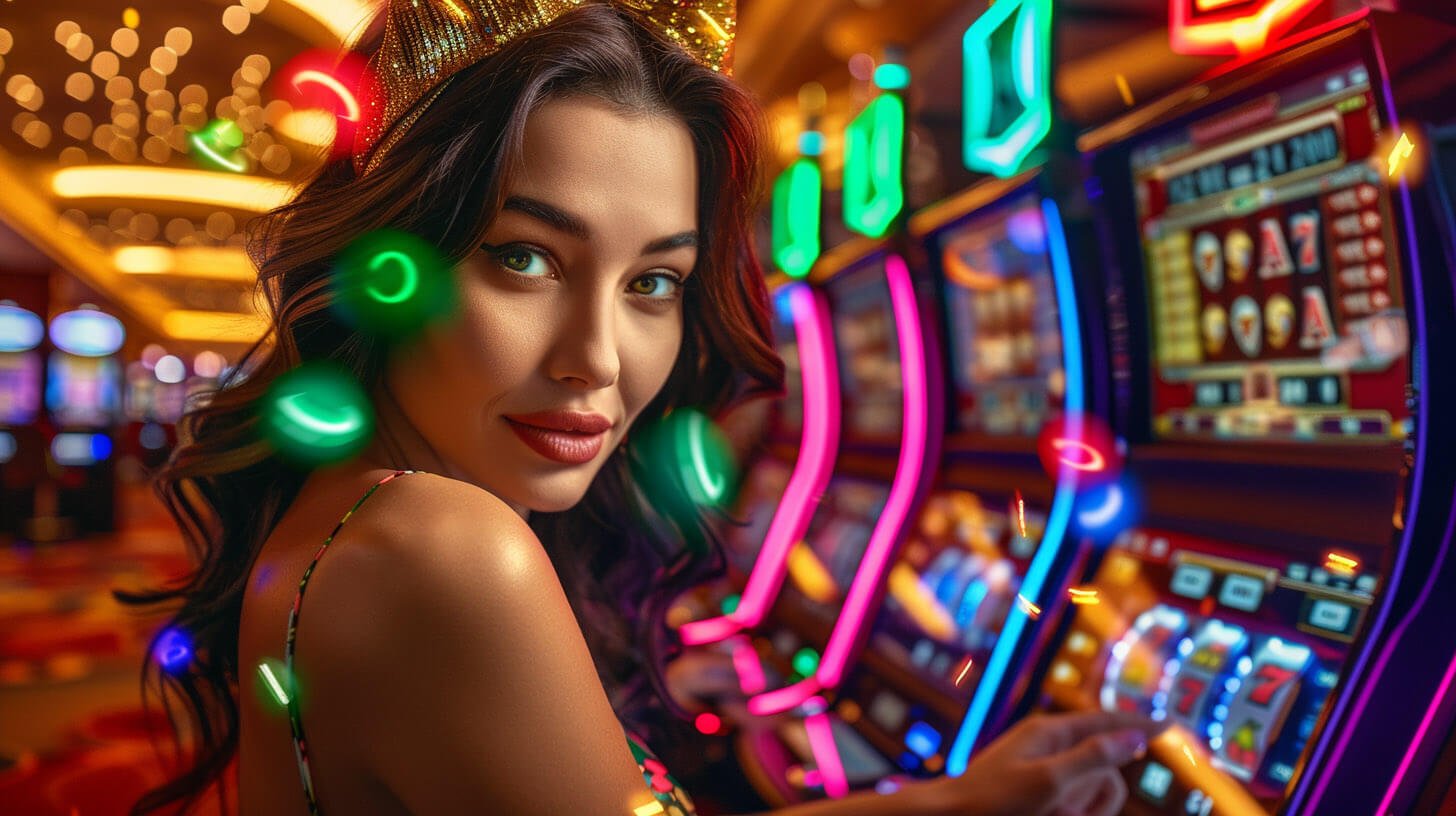 Pengguna membaca syarat promosi di ponsel